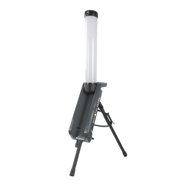 BATAVIA Hybrid-LED-Arbeitsleuchte 360° mit 2-Ah-Akku und Ladegerät